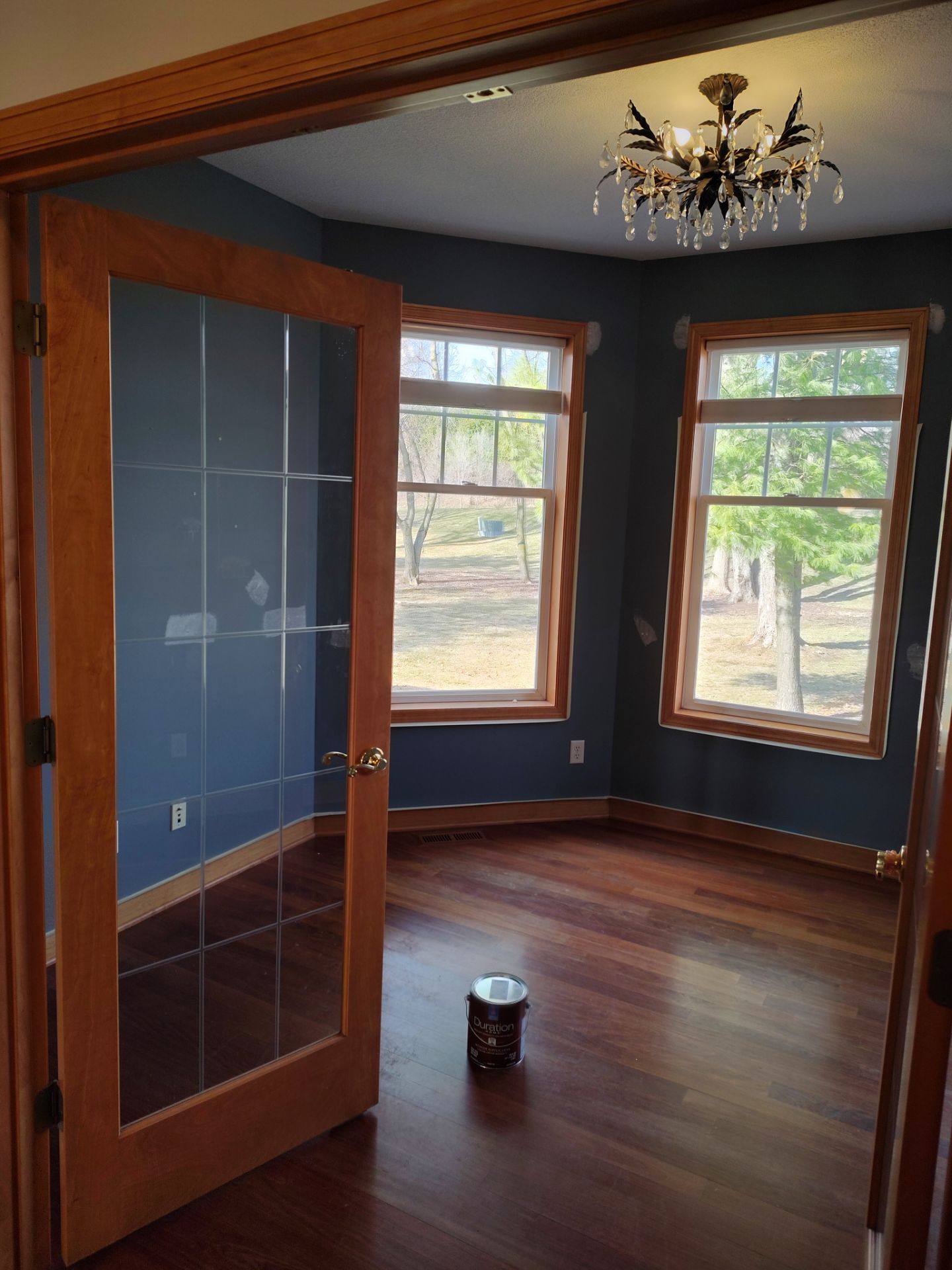 Sunroom Painting Before & After Before