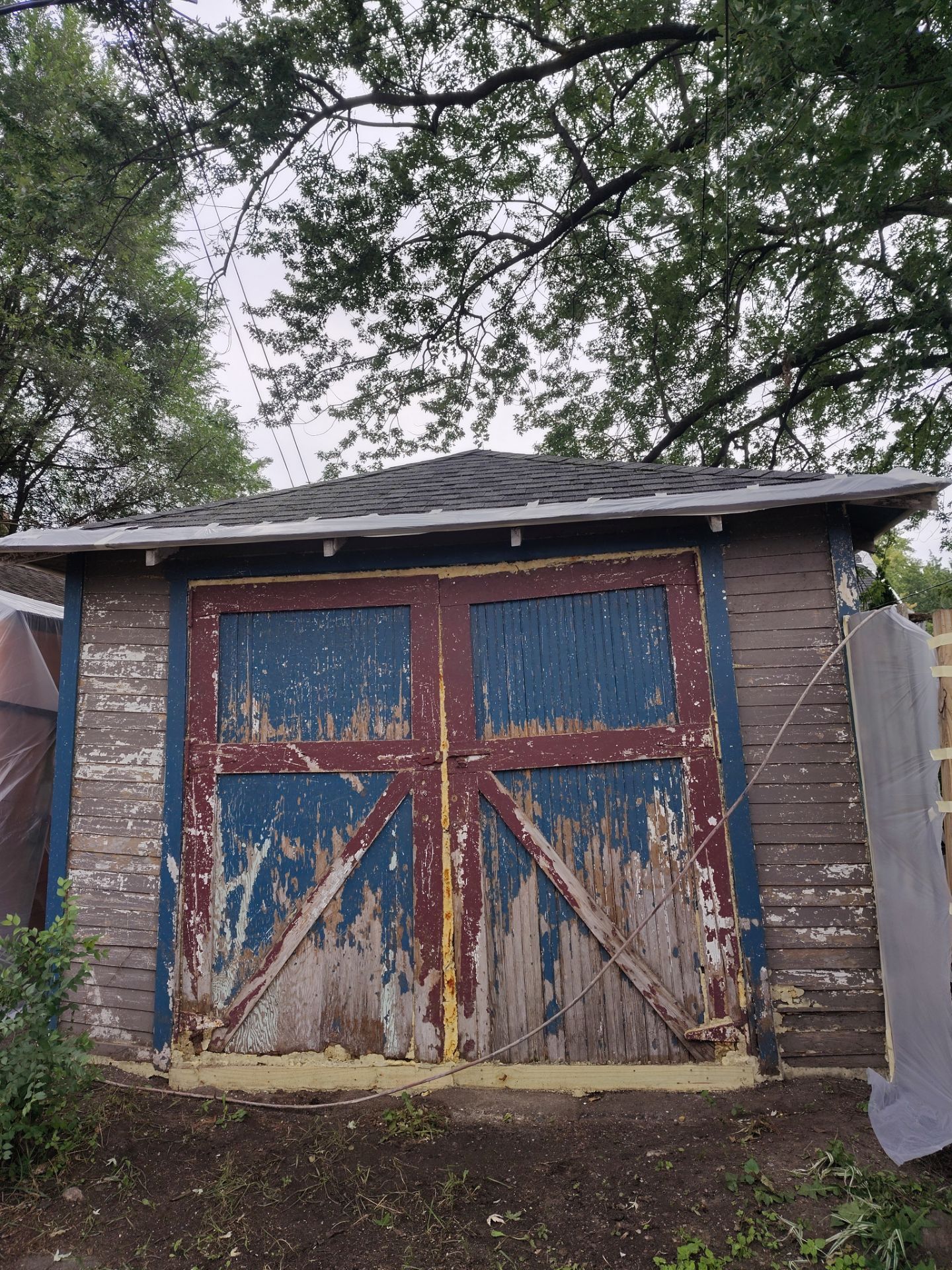Shed Painting Before & After Before