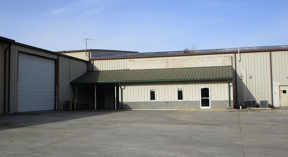Exterior Commercial Warehouse in Dallas, NC Before