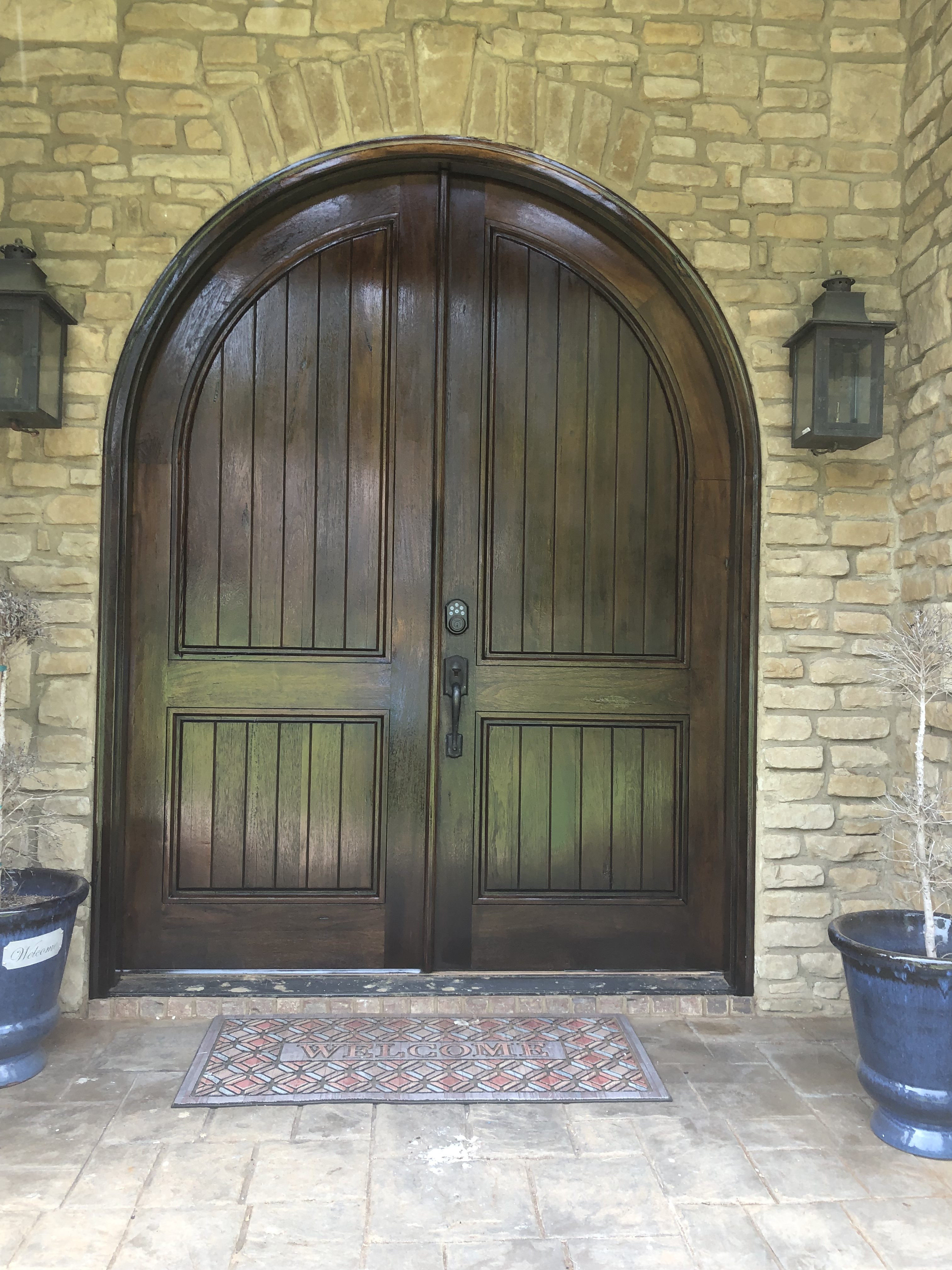 Front Door Staining After