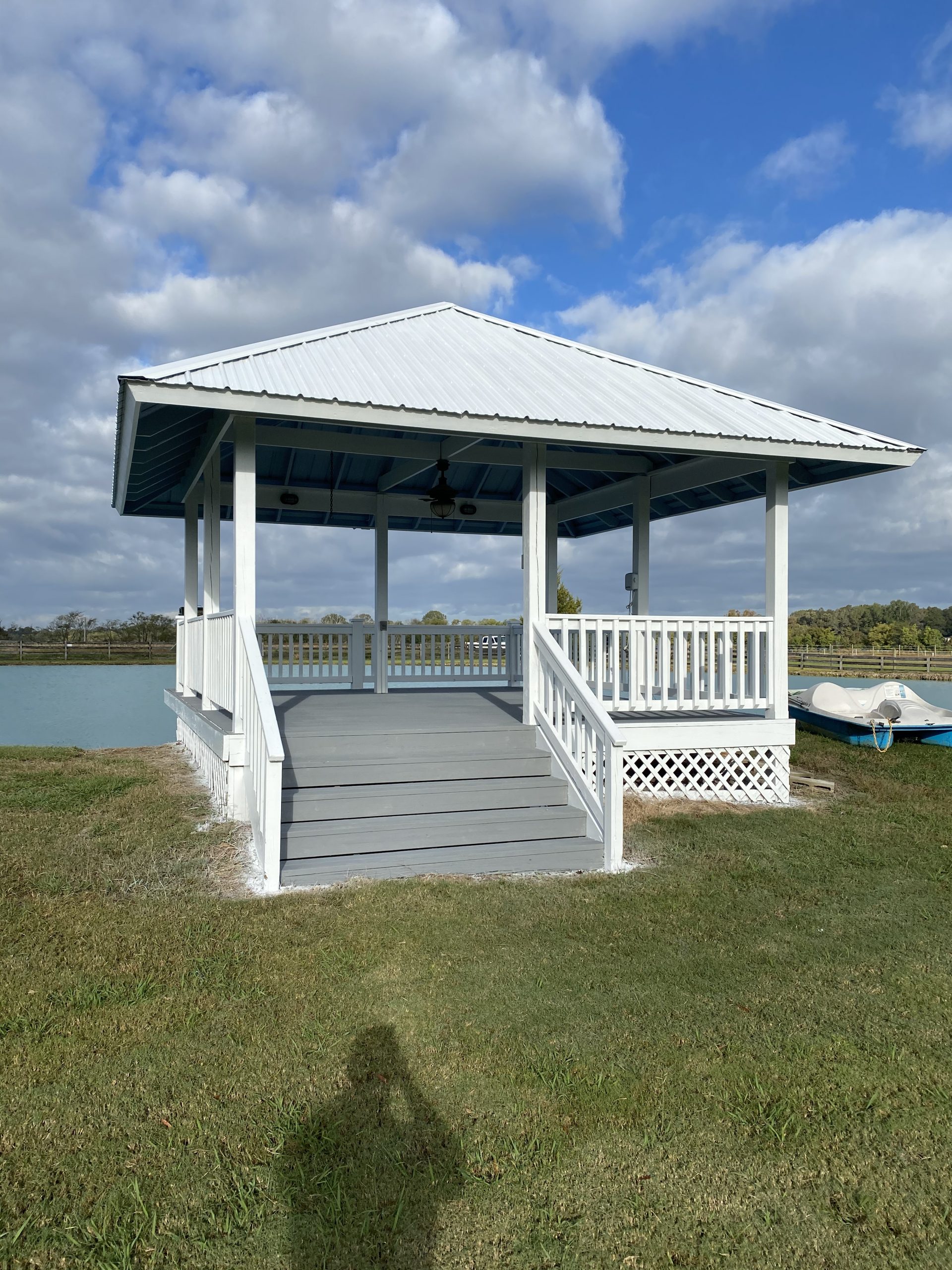 Gazebo by the Lake After