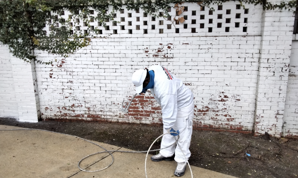 before painting