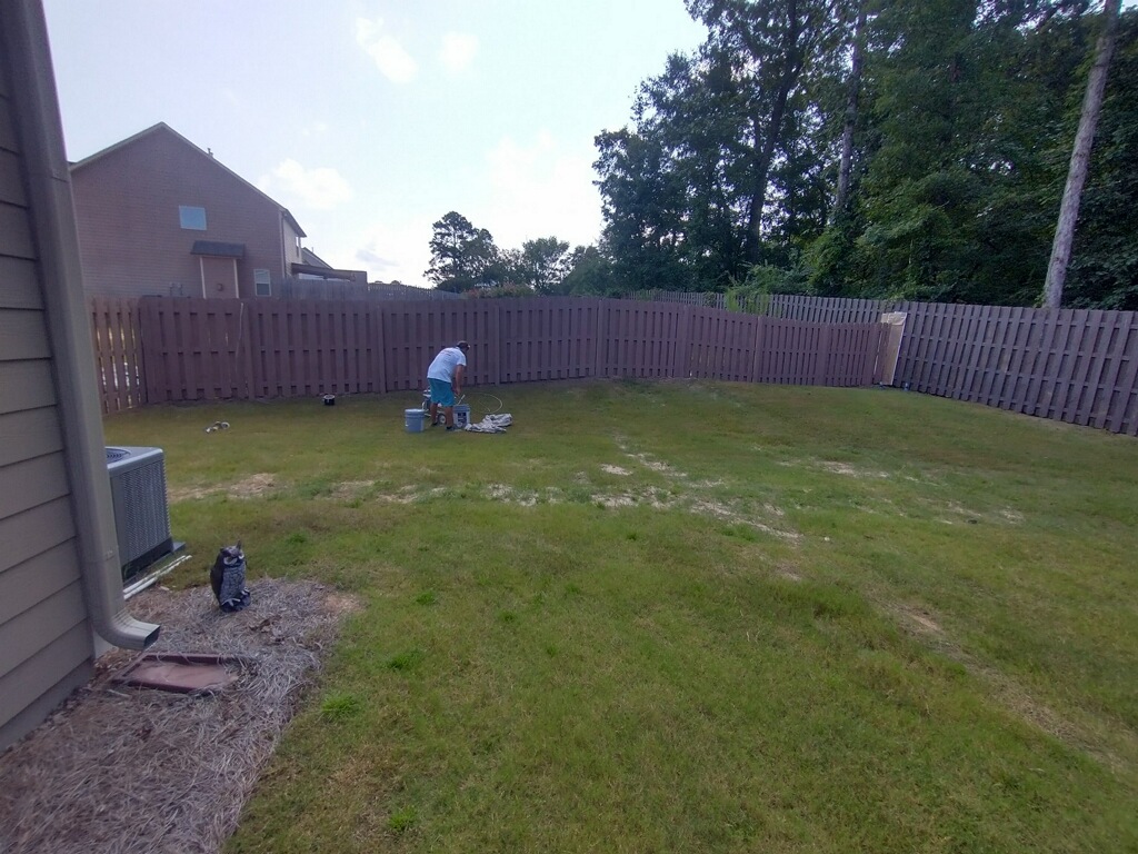 after exterior painting