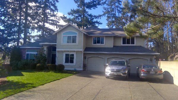 Beige House Before Photo