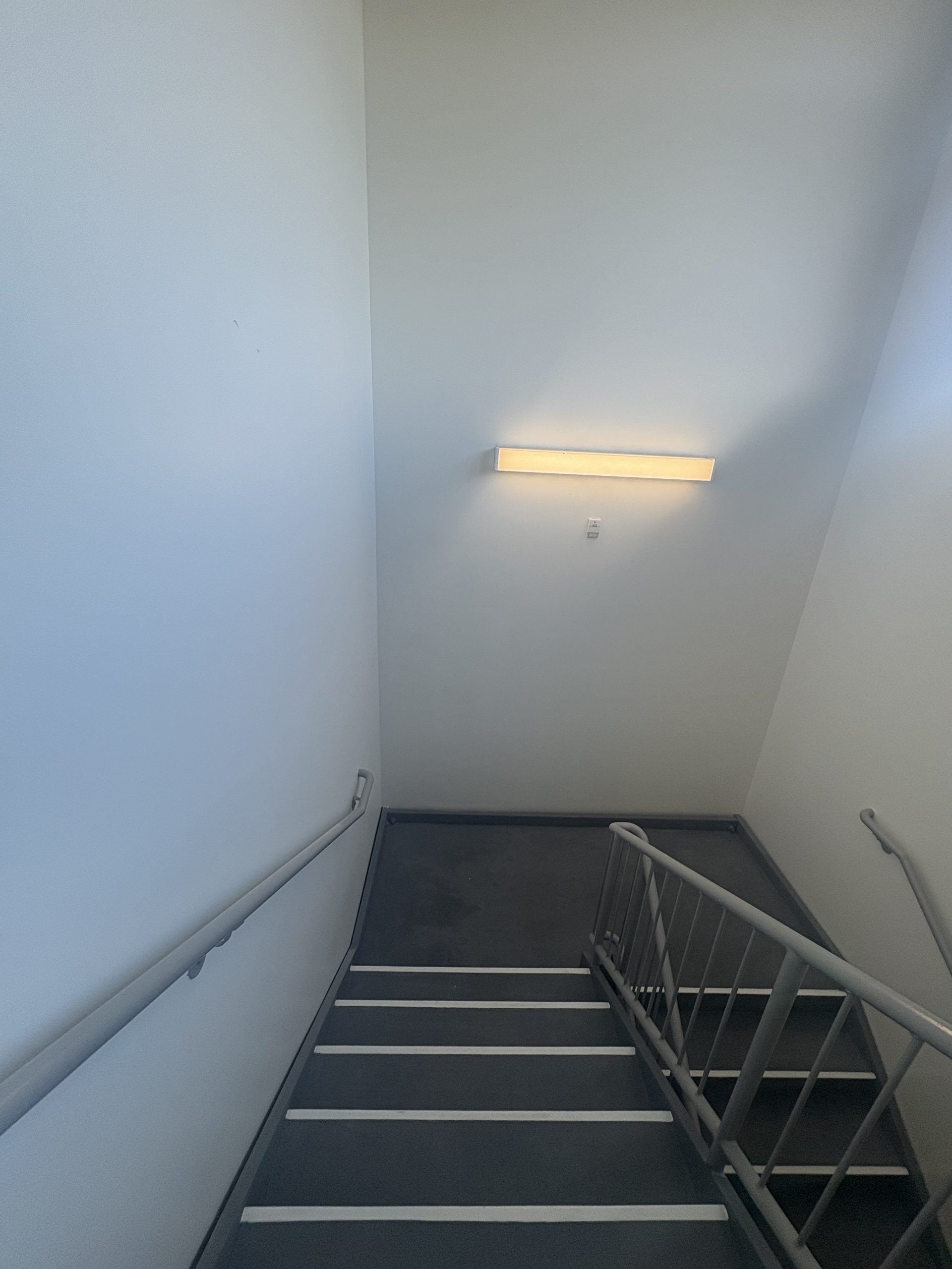 commercial stairwell