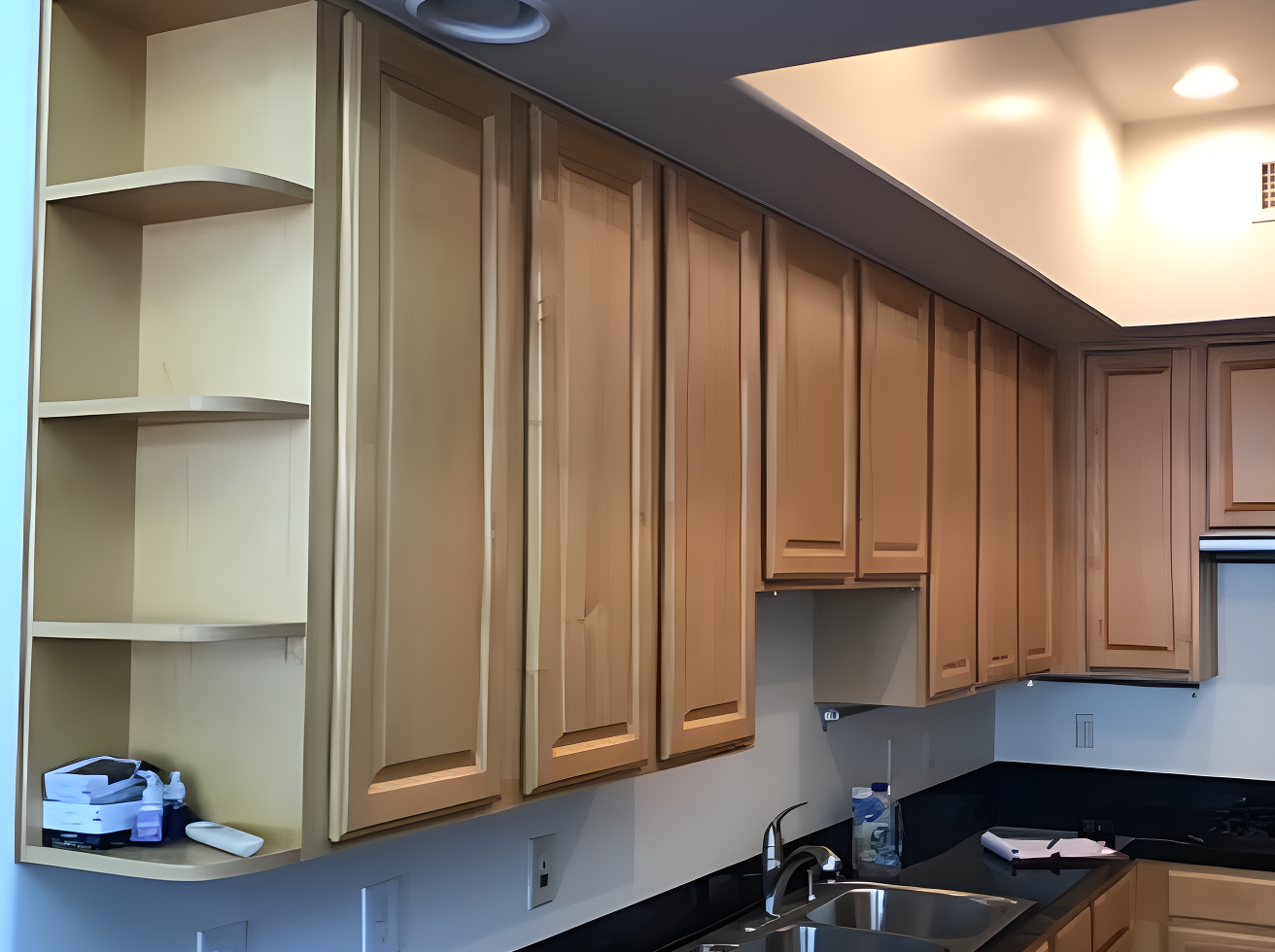 Residential Cabinet Repaint Before