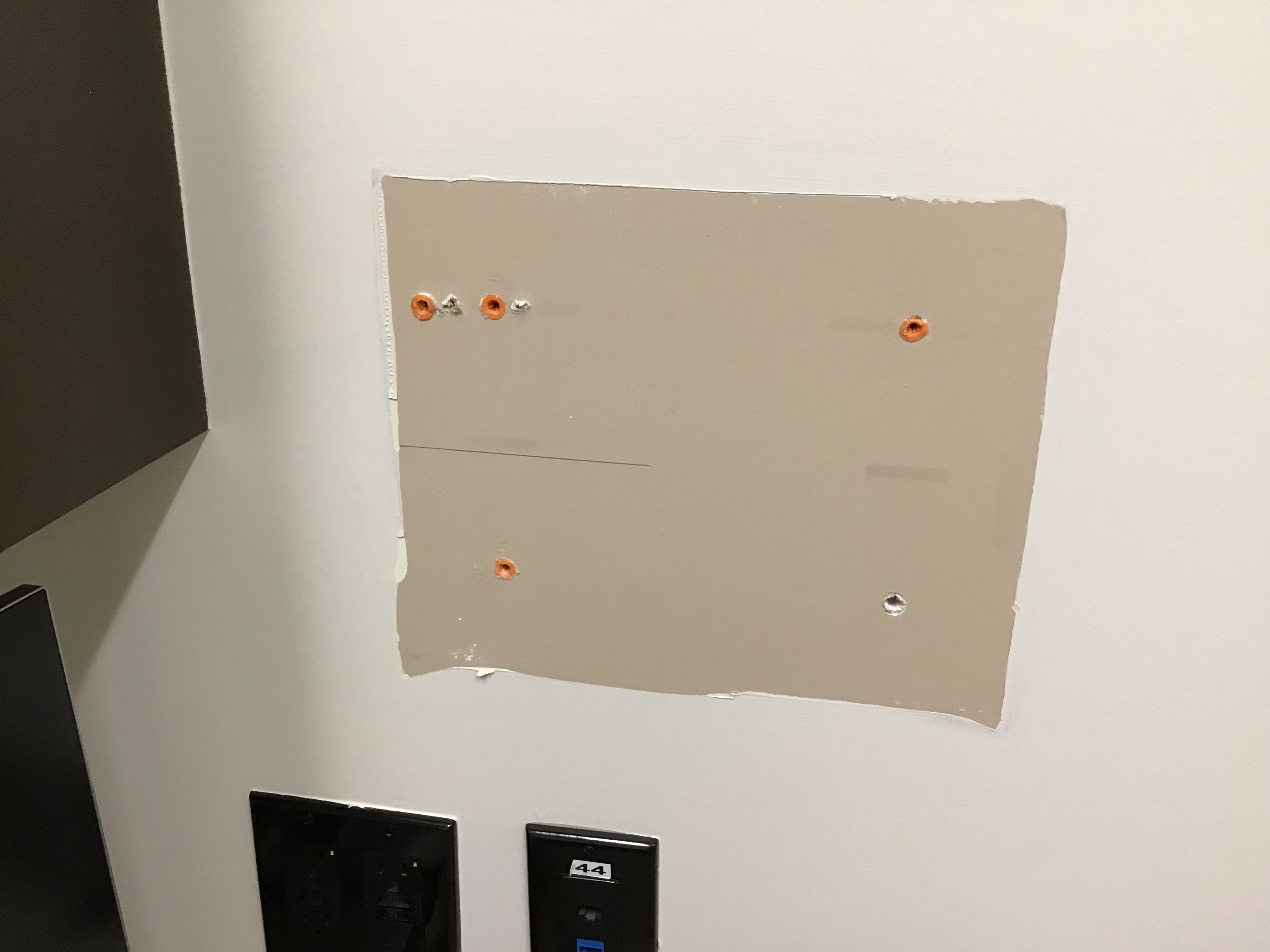 Interior Wall Repair & Repaint Before