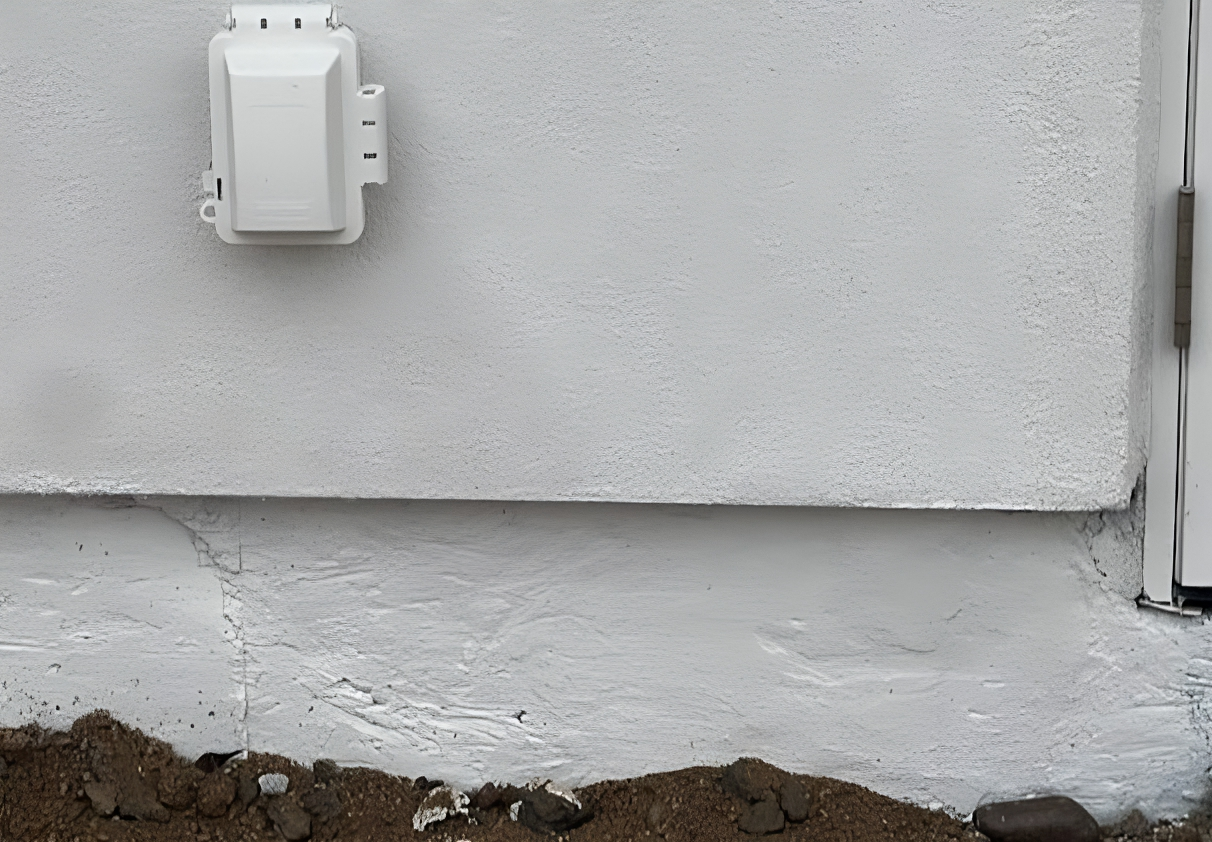 Worn Down Exterior Repaired & Repainted After