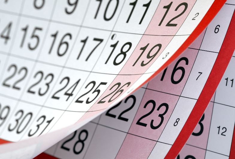 Calendar flipping