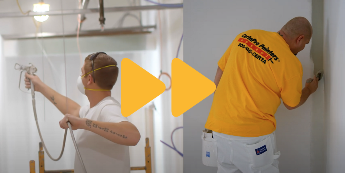 2 painters painting