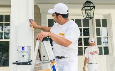 painting a home