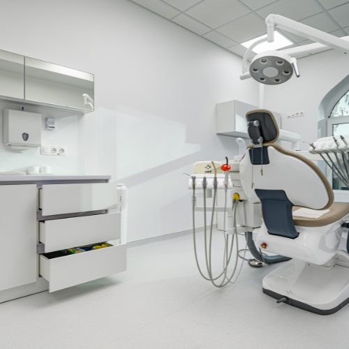 Dental office with white walls Milton, MA