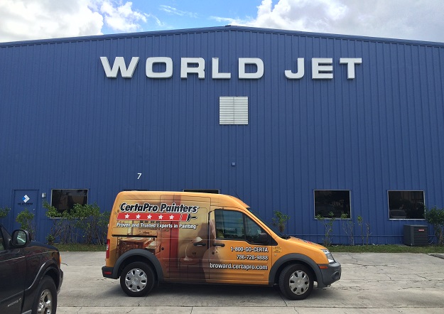 Industrial Facility painting by CertaPro house painters in Broward County, FL