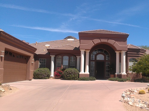 Exterior painting by CertaPro house painters in Cave Creek, AZ