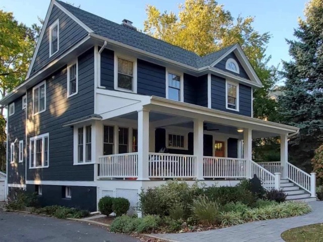 repainted exterior in bedminster nj - after photo