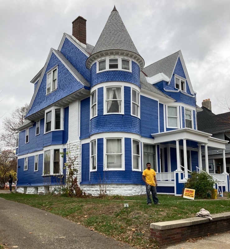 House painted by Jose and crew