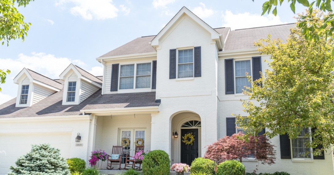 painted brick exterior in indianapolis