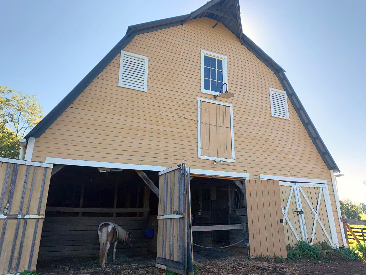 barn after painting image