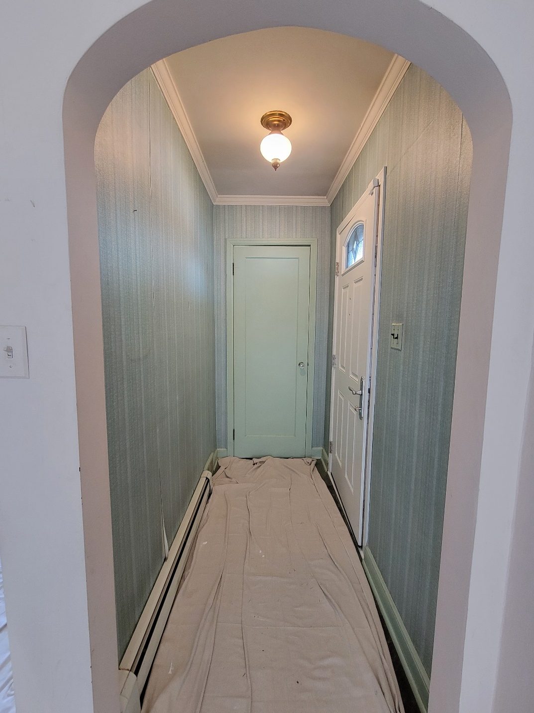 Wallpaper Removal Service Case Study Before
