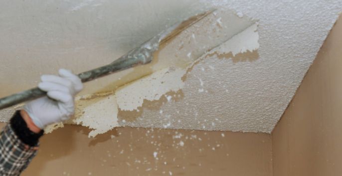 Check out our Textured Ceiling Removal