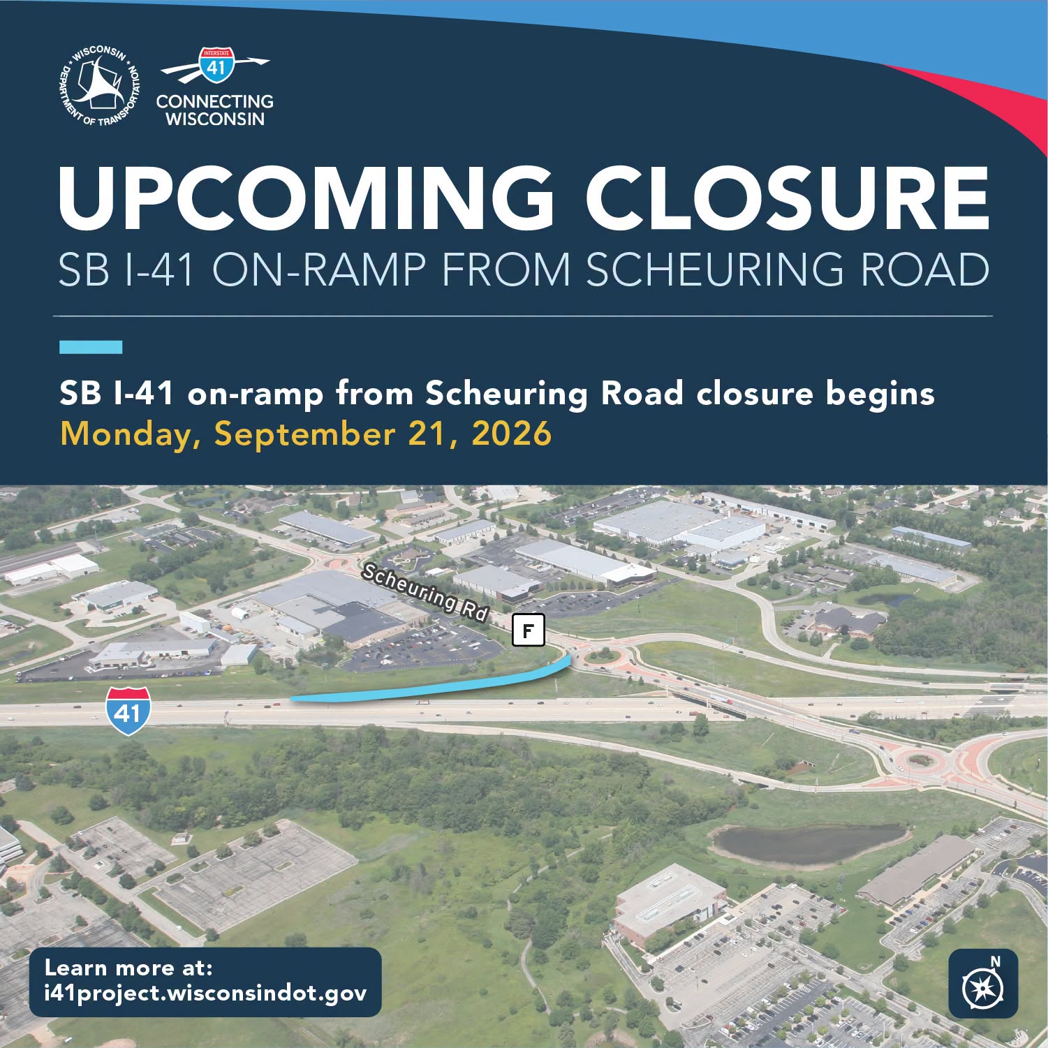 Hwy 41 Closed
