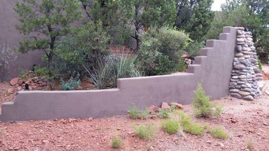 Stucco wall repair