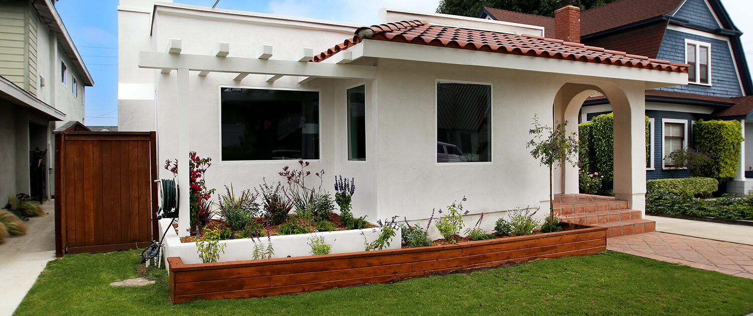 stucco home