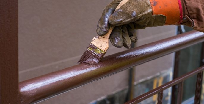 Check out our Wood & Metal Railing Painting