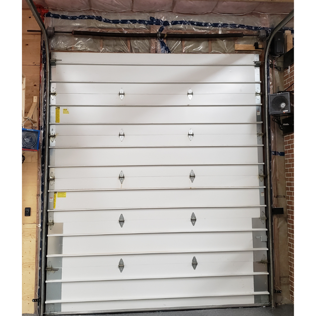 Roll-Up Garage Door Repaint Before
