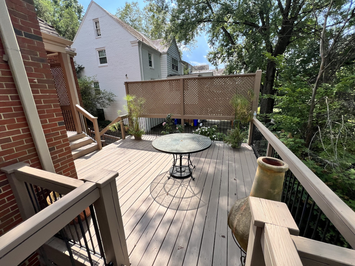 Deck Staining Transformation After