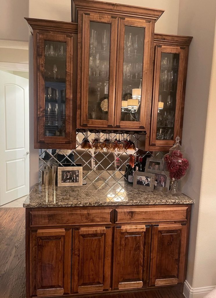 Cabinet Makeover Before
