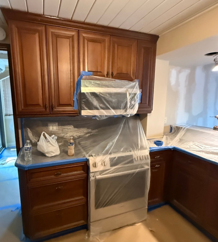 Before Cabinet Painting Setauket, NY