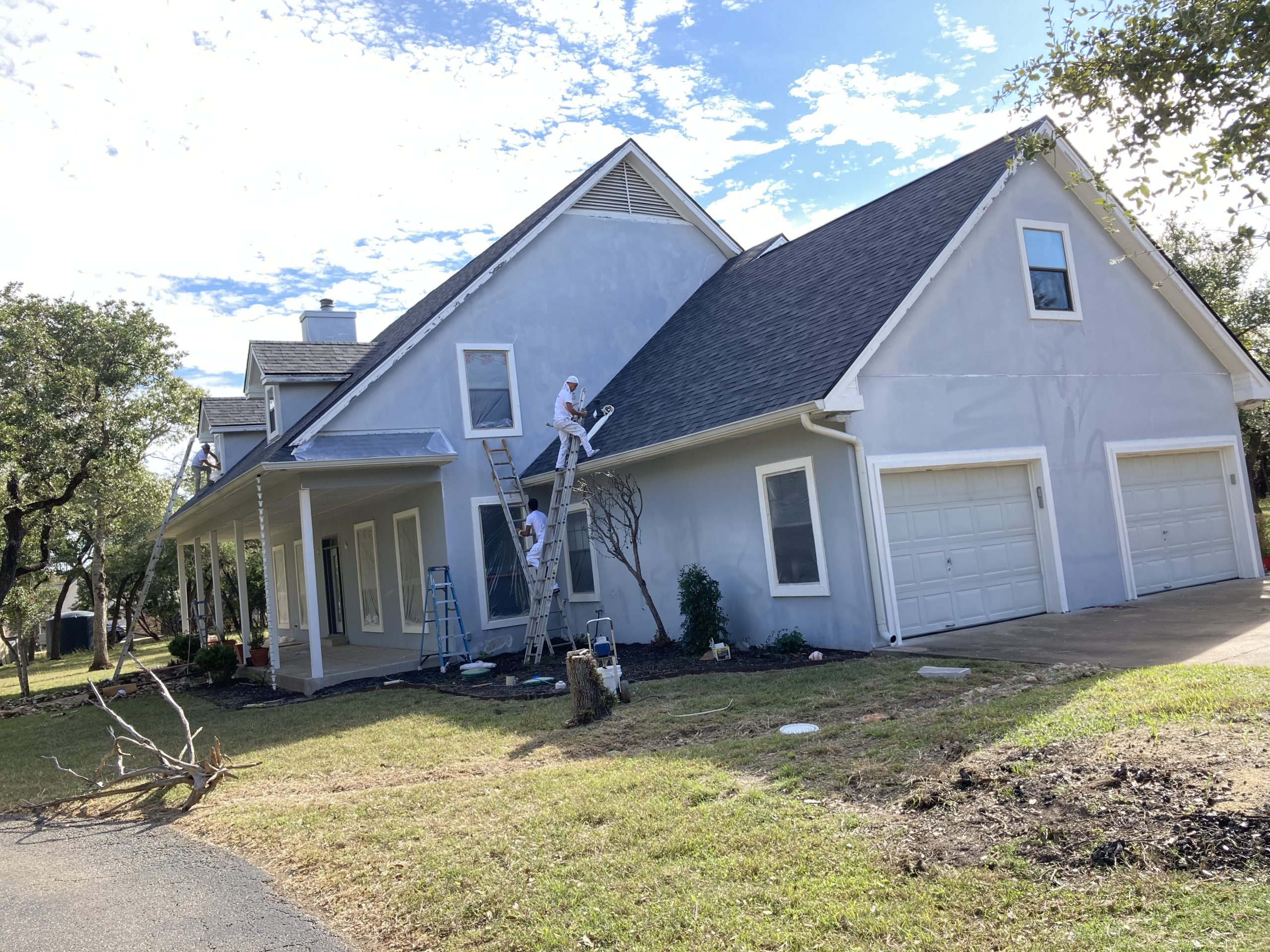before painting