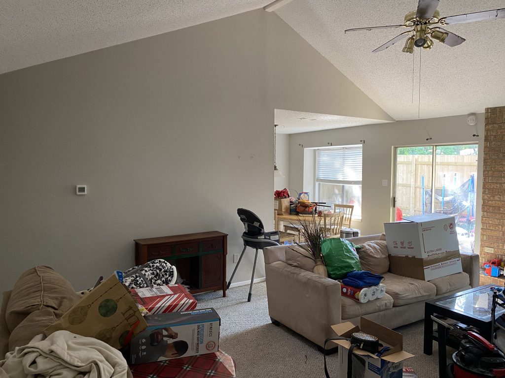 Light Gray Repainted Interior Wall