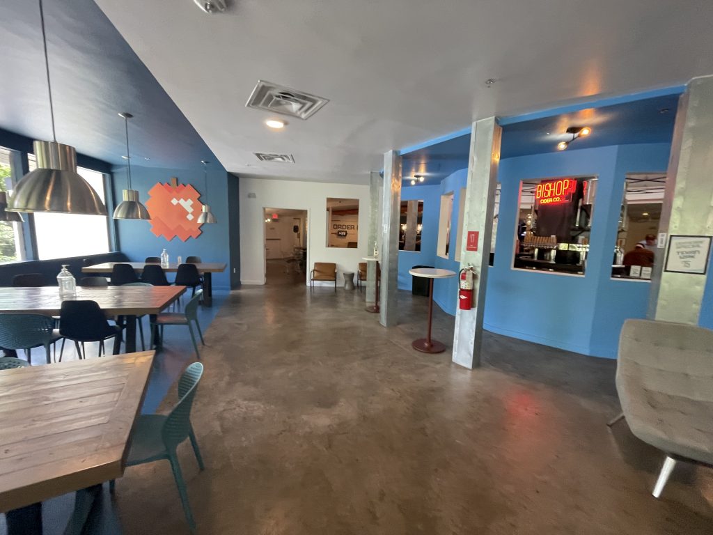 Arcade Bar Final Result - painted blue