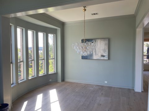 Sun Room Repainted