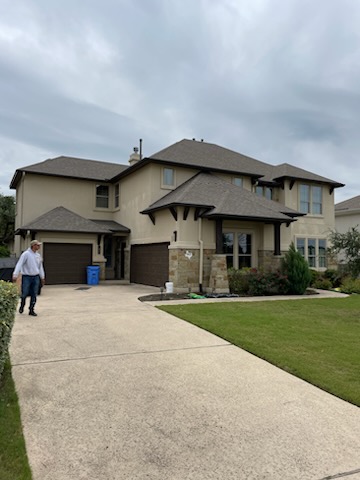 Before Exterior Powerwash