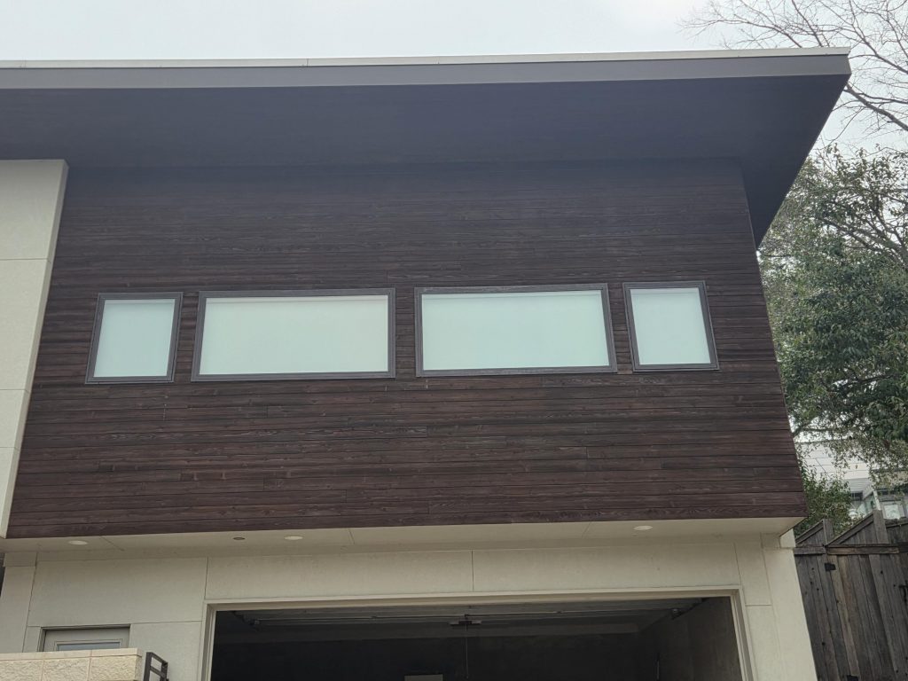 house exterior with wood siding