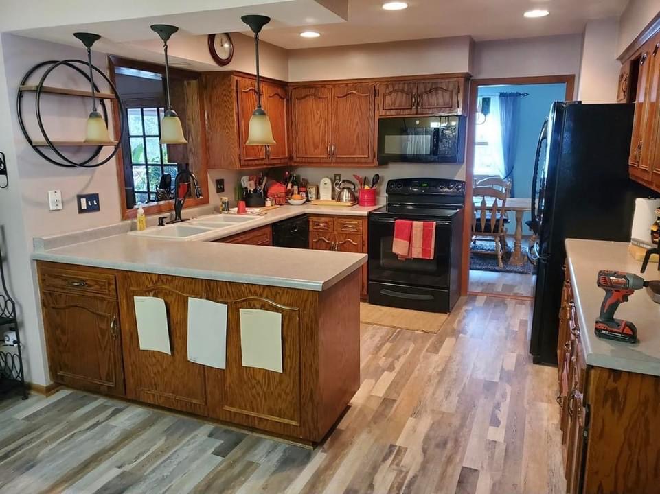 Kitchen Cabinet Transformation Before
