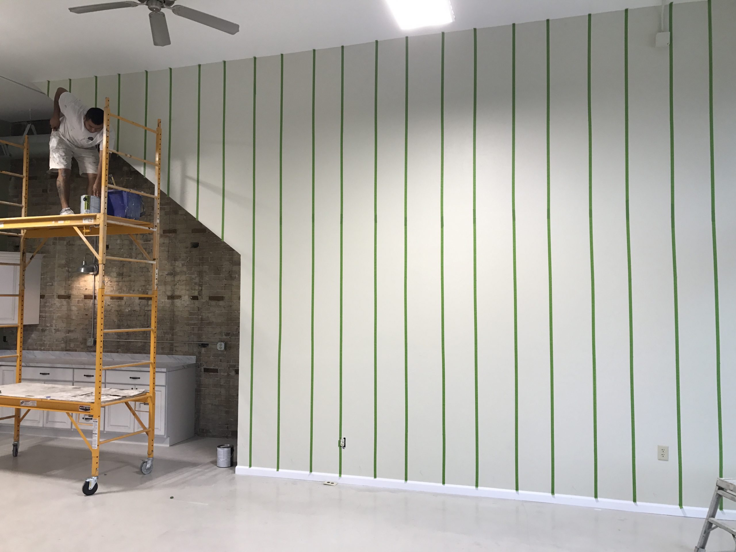 Before the Stripes Interior Painting