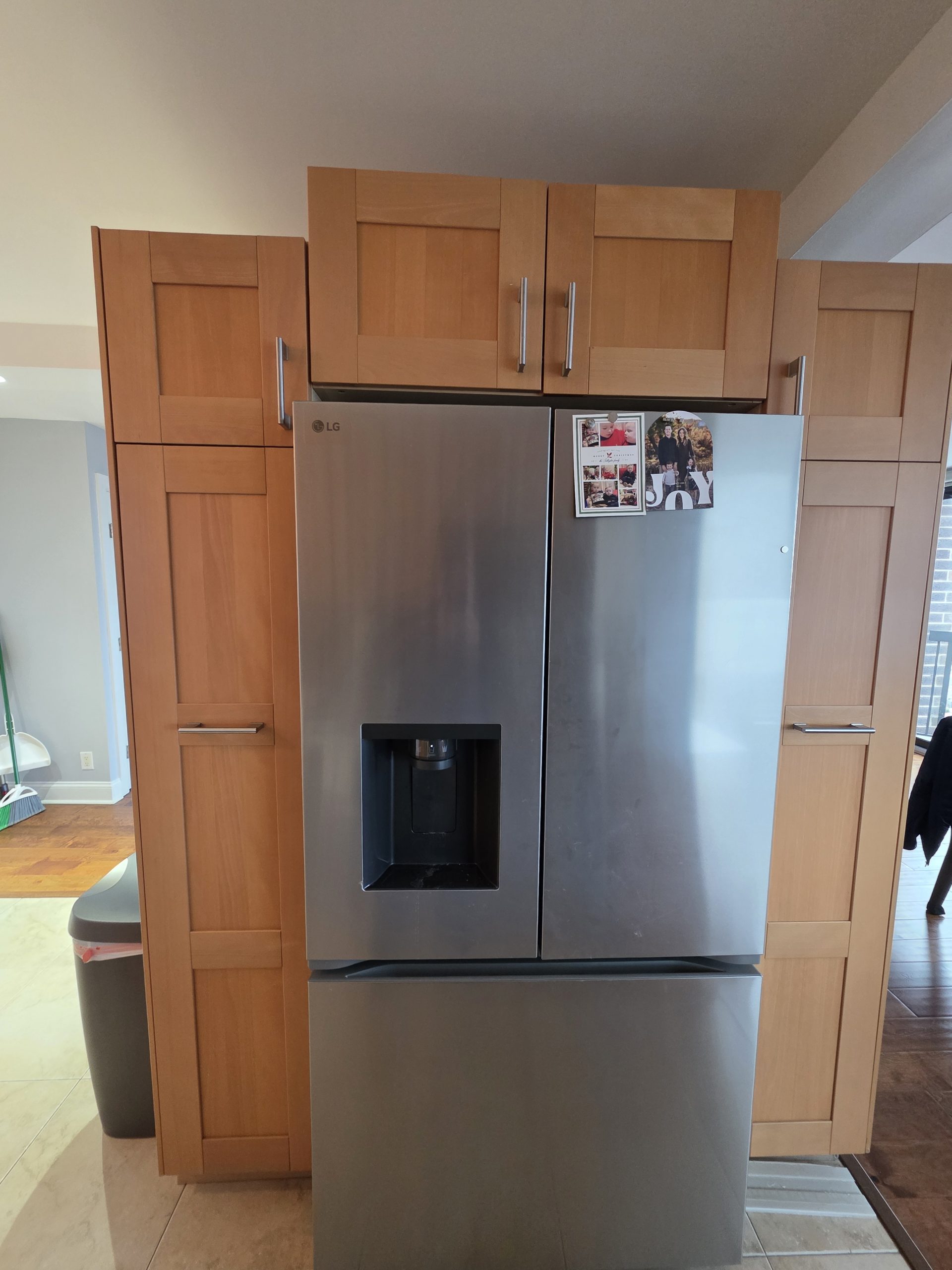 Kitchen Cabinet Repainting in Cliffside Park, NJ Before