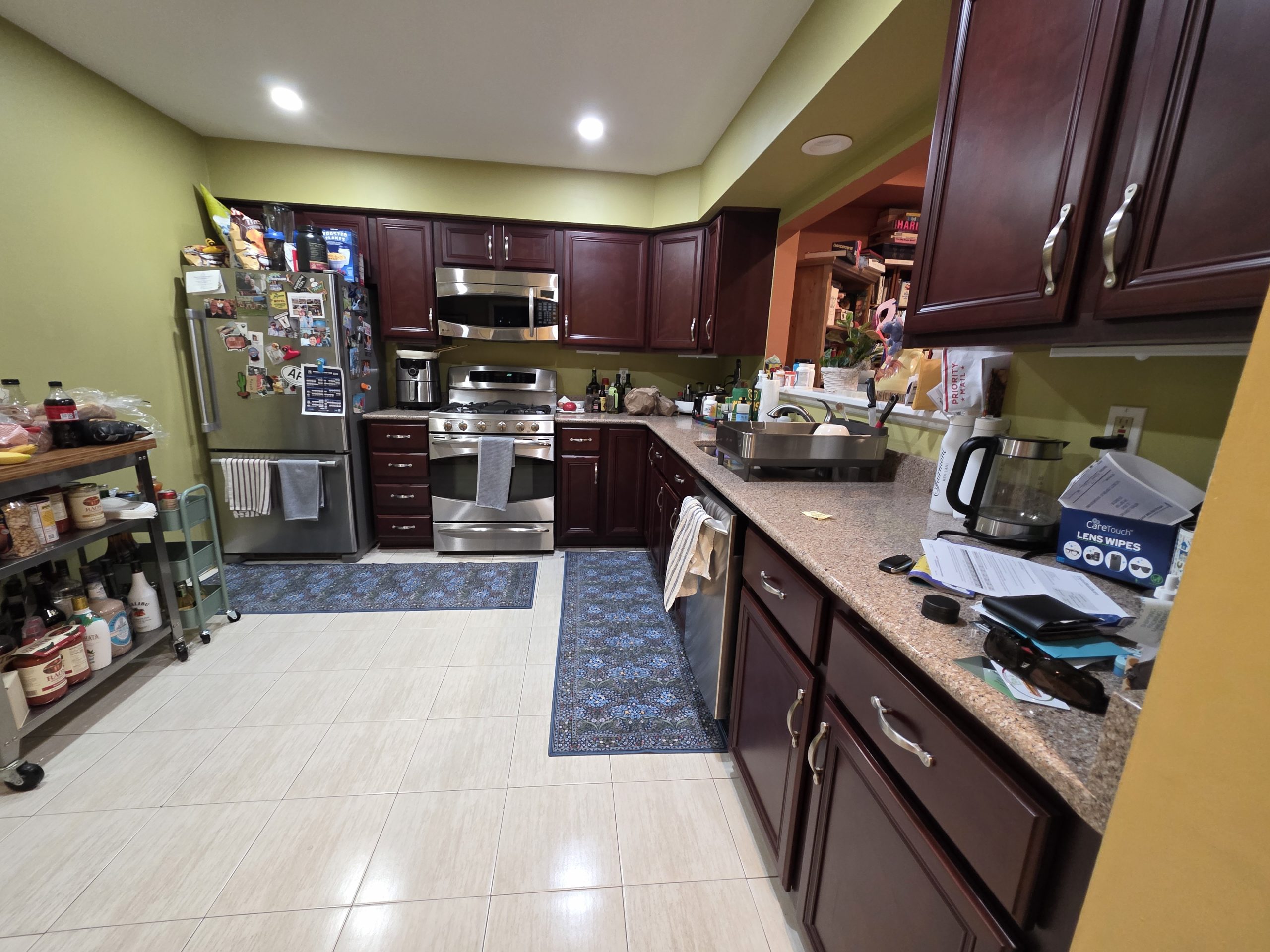 Kitchen Cabinet Painting & Refinishing Before