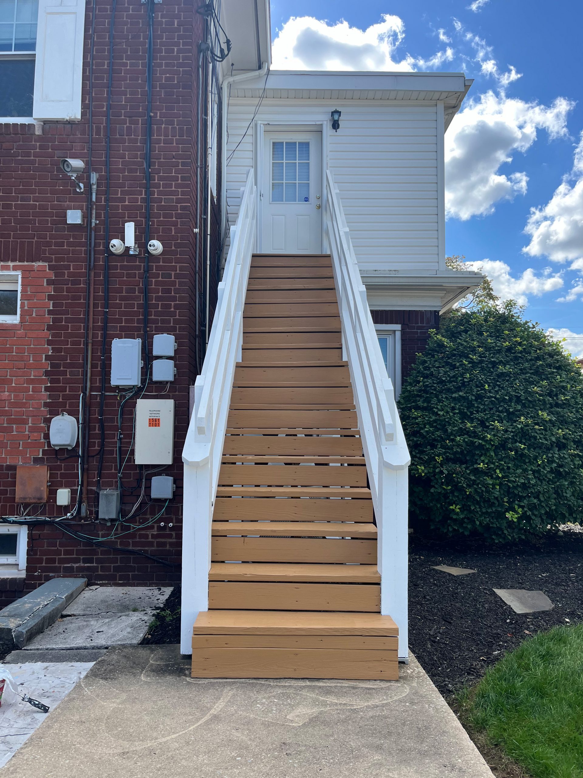Exterior Staircase Before and After After