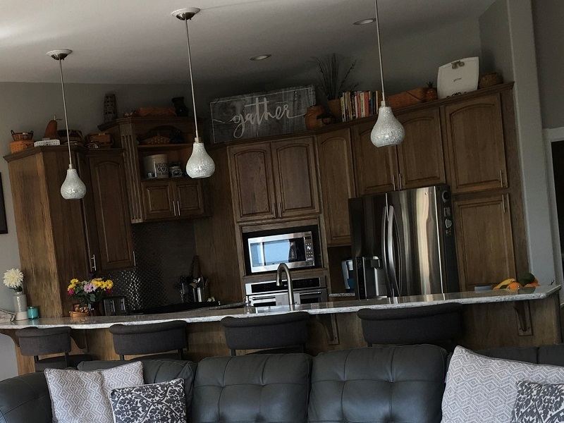 Kitchen cabinets before