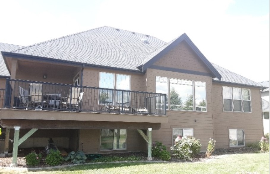 Exterior Repaint in North Spokane (Rear View) Before