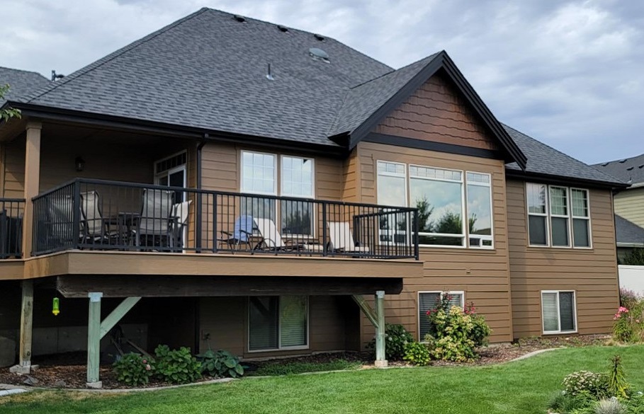 Exterior Repaint in North Spokane (Rear View) After