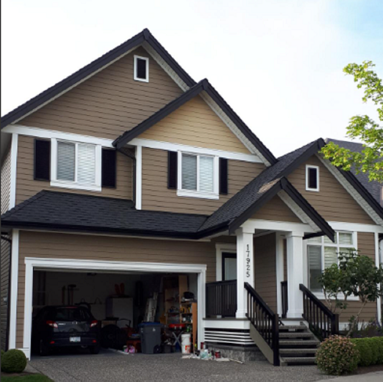 Siding after painting