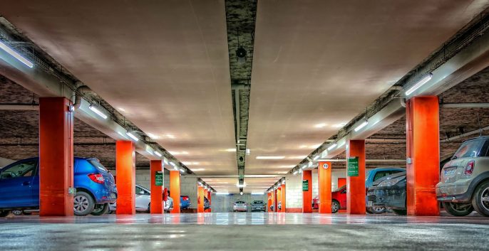 Check out our Parking Garage Painting