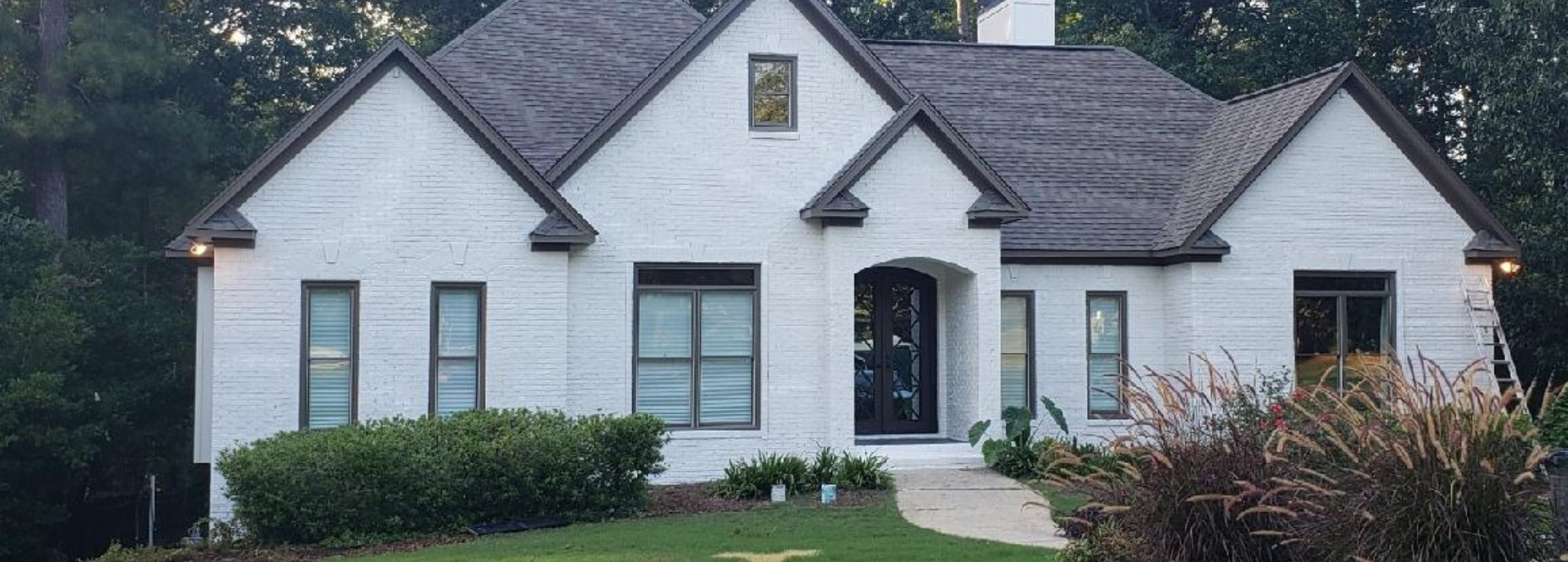 After Exterior Painted Brick