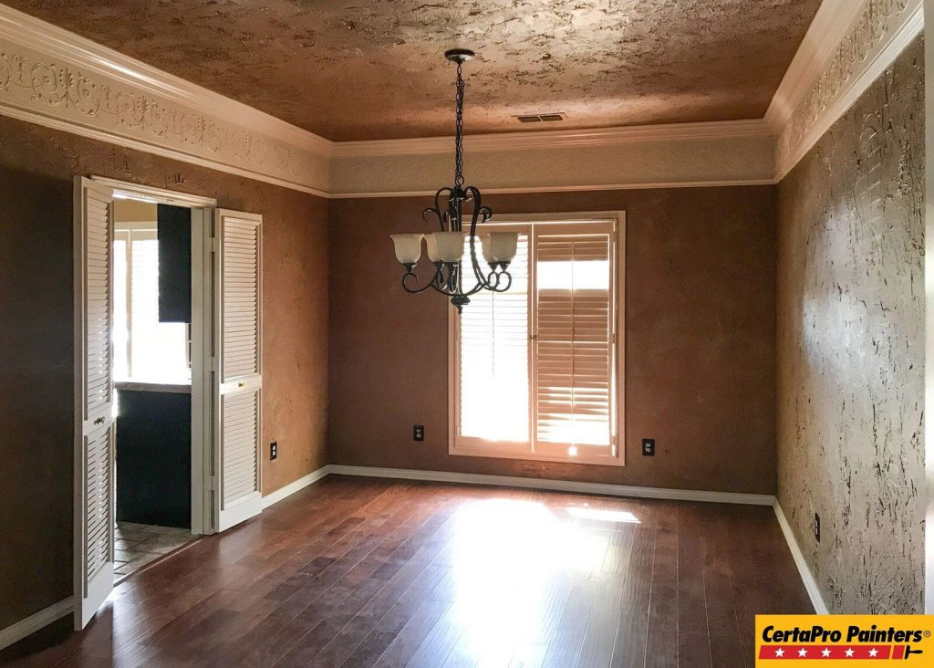 Dining room before